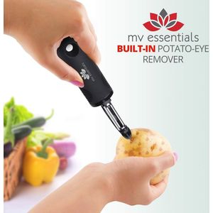 Aardappelschiller - Groentenschiller - Julienne - Ergonomisch Handvat - Scherpe RVS Blades - Keukengerei voor Aardappelen en Groenten
