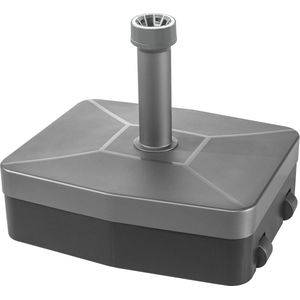 PE-parasolstandaard - Zandvulbaar, 40 kg, Geschikt voor Parasols van 30-50 mm