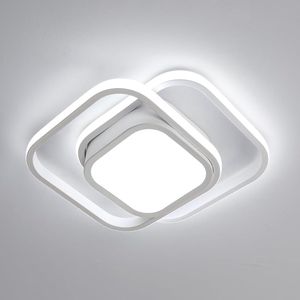 Delaveek-Vierkante moderne LED Plafondlamp-32W 3600LM -Acryl & Aluminium-6500K Wit