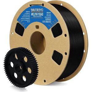 175 mm Nylon Filament Spoel 1 kg (22 lbs) - Maatnauwkeurigheid +/- 003 mm - Zwart