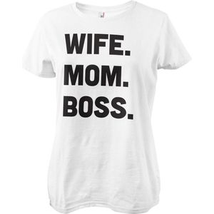 Hybris Damen Wife - Mom - Boss Girly Tee White-S