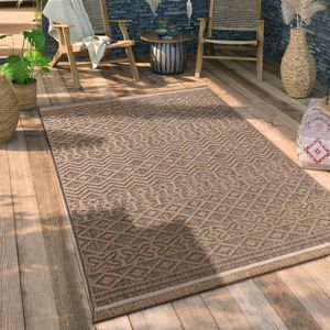 Paco Home Buiten Vloerkleed Voor Balkon Terras Keuken Tapijt Boho Bloemen Geometrisch 200x280 cm