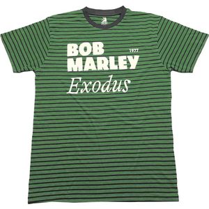Bob Marley - Exodus Heren T-shirt - 2XL - Groen