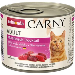 Animonda Carny Multivlees cocktail Adult 6 x 200 gram -kattenvoer-natvoer-