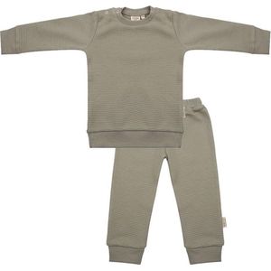 Little Indians Pyjama Abbey Stone Junior Katoen Taupe Mt 6 Jaar