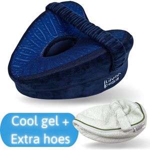 Lifetec - Premium - Kniekussen - Cooling Gel - Inclusief Extra Kussenhoes