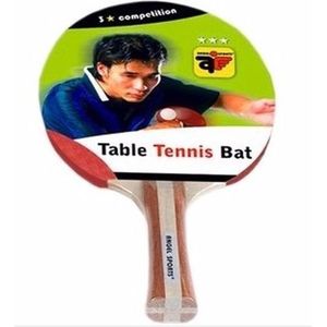 4x Tafeltennis batjes 3 sterren - Ping pong bats - Kinderspeelgoed - Buitenspeelgoed