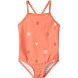NAME IT NMFZILLE SWIMSUIT BOX TB Meisjes Zwemkleding - Coral