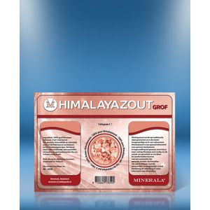 Himalayazout grof - 1 kg - Minerala - Himalaya keukenzout - Himalaya tafelzout - Badzout