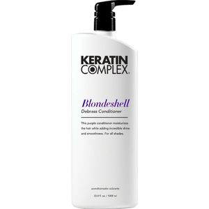 Keratin Complex - Blondeshell Debrass Conditioner - 1000 ml - Zilvershampoo - Voor Blondines