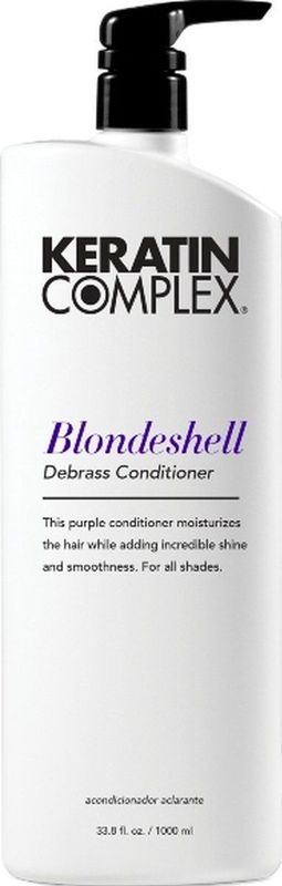 Keratin Complex - Blondeshell Debrass Conditioner - 1000 ml - Zilvershampoo - Voor Blondines