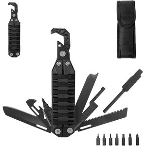 Multitools 10 in 1 Pocket Multitool - veelzijdig en handig - ideaal voor buitenactiviteiten - 1 stuk