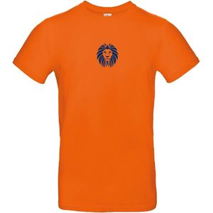 Oranje Shirt met Leeuw - T-shirt Katoen - Koningsdag - Kingsday - EK voetbal - Nederland - Unisex S