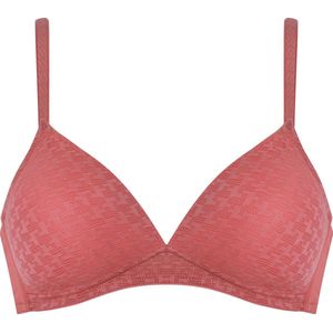 Naturana - Soft bh met pied de poule patroon - 5665 - Sunkissed - 80D