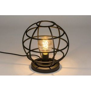 Lumidora Tafellamp 73323 - EGOR - E27 - Zwart - Metaal - ⌀ 29 cm