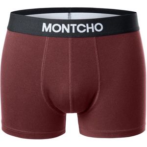 MONTCHO - Essence Series - Boxershort Heren - Onderbroeken heren - Boxershorts - Heren ondergoed - 1 Pack - Bordeaux - Heren - Maat XS