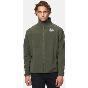 Lonsdale Ardgour Fleecejacke normale Passform Olive/White-3XL