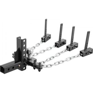 Trekhaakdrager - Voor caravan - Trekhaak aanhanger - Driehoek 45,7cm - Kettinglengte 10,2cm - Trekbeugel