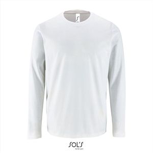 SOL'S Men´s Long Sleeve T-Shirt Imperial L02074 - White - M