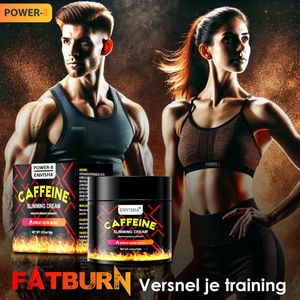 Power-8® Envisha cafeïne afslank creme met Natuurlijke Ingrediënten 150g - afslankcrame - fatburner - fatburner vrouw - fat burner - afvallen - verstevigend - anti cellulite - Anti Cellulitis Crème
