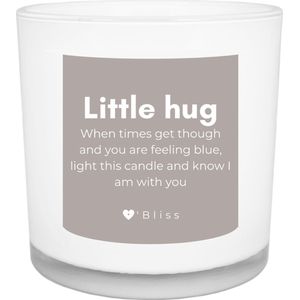 Geurkaars O'Bliss quote - Little hug / though times - a little hug collection
