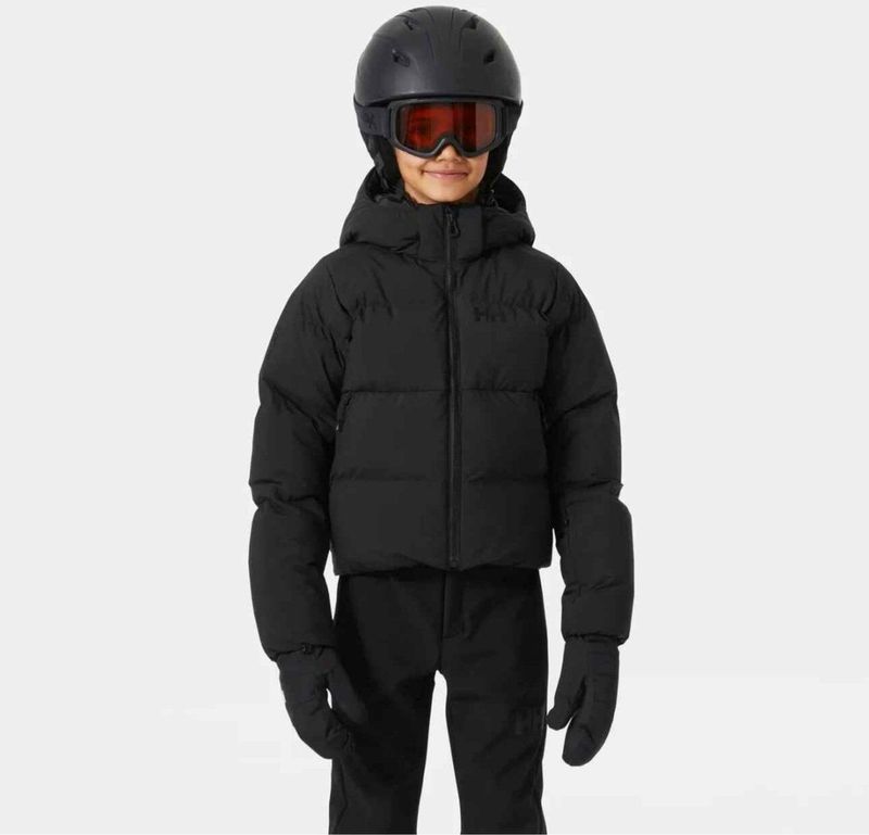Helly Hansen - 41816 Nora Puffy Jacket - Kinderjas - Zwart - Gewatteerd