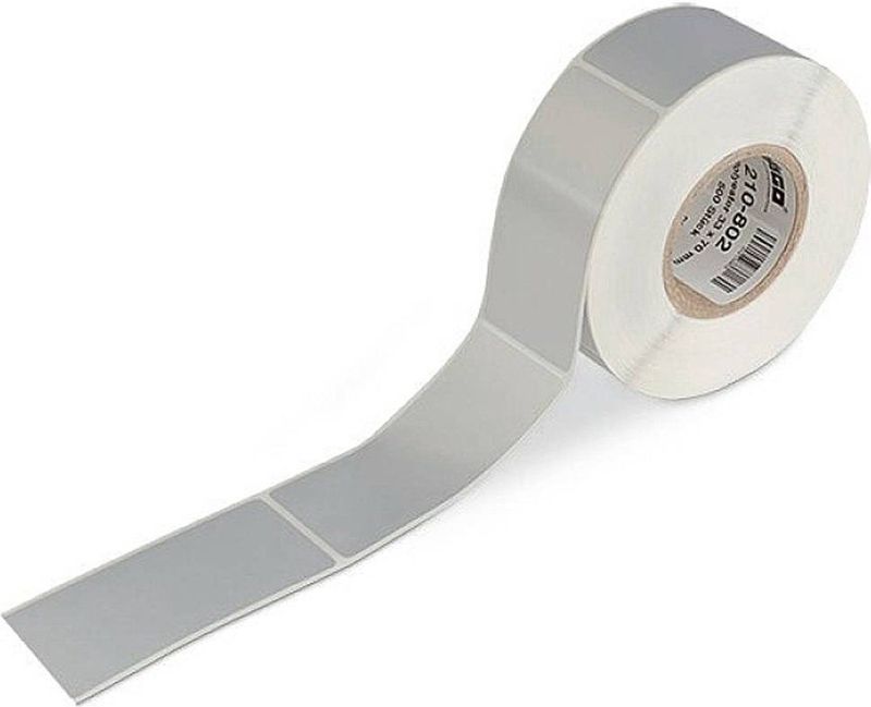 WAGO - 210-812 - Etiketten - Zilver - 50 x 25 mm - 500 Stuks