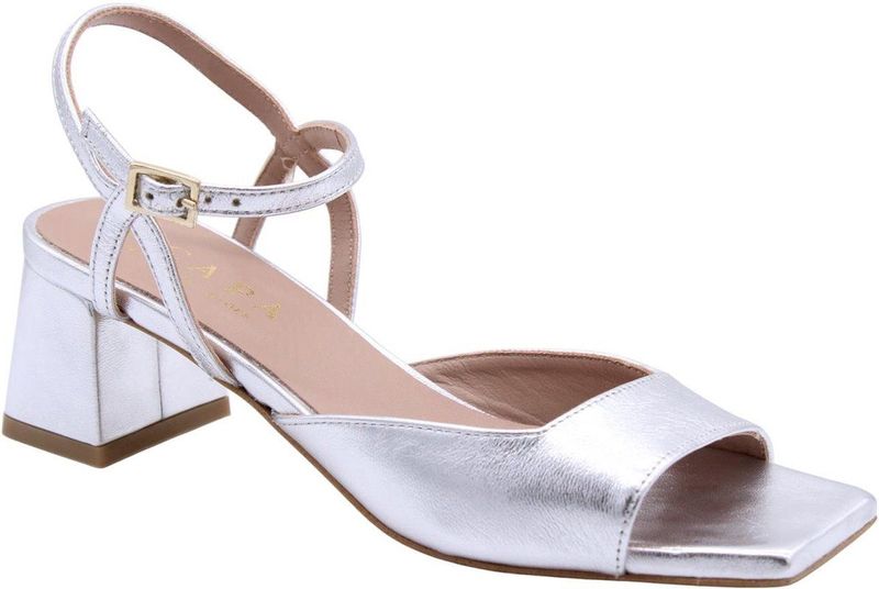 Scapa - Hoge Hak Sandalen - Grijs - Kunstleer