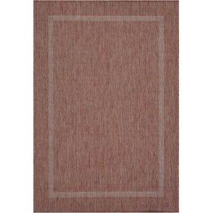 Pochon - Tapijt Relax - Rood - 290x200x0,5 - Vloerkleed - Laagpolige Vloerkleed - Kortpolige Vloerkleed - Rechthoekige Tapijt - Rechthoekige Vloerkleed
