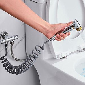 Flexibele doucheslang 2 m - vervangende lentedoucheslang voor handbad douchekop met telescopisch ABS - loodgieter toilet bidet spuitpistool .