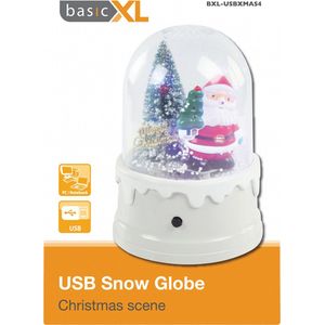 BasicXL BXL-USBXMAS4 USB Sneeuwbol met Kerstlandschap Sneeuwbal