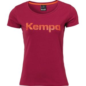 Kempa Mädchen Sportshirt Graphic T-Shirt Girls 2002284 Deep Rot-128