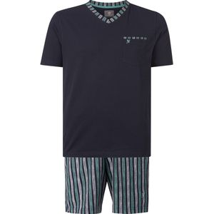 Jan Vanderstorm - Korte Pyjama - Donkerblauw - HAGER