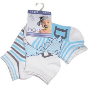 Baby sokjes fantasie - maat 24/27 - 12 paar - 90% KATOEN - Naadloos