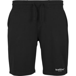 Heren Shorts met Ballin Est. 2013 Small Logo Jogging Short Print - Zwart - Maat XXL