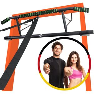 Equivera Pull Up Station - Power Tower Pro - Dip Station - Krachtstation - Pull Up Bar - Krachttraining - Incl. E-Book