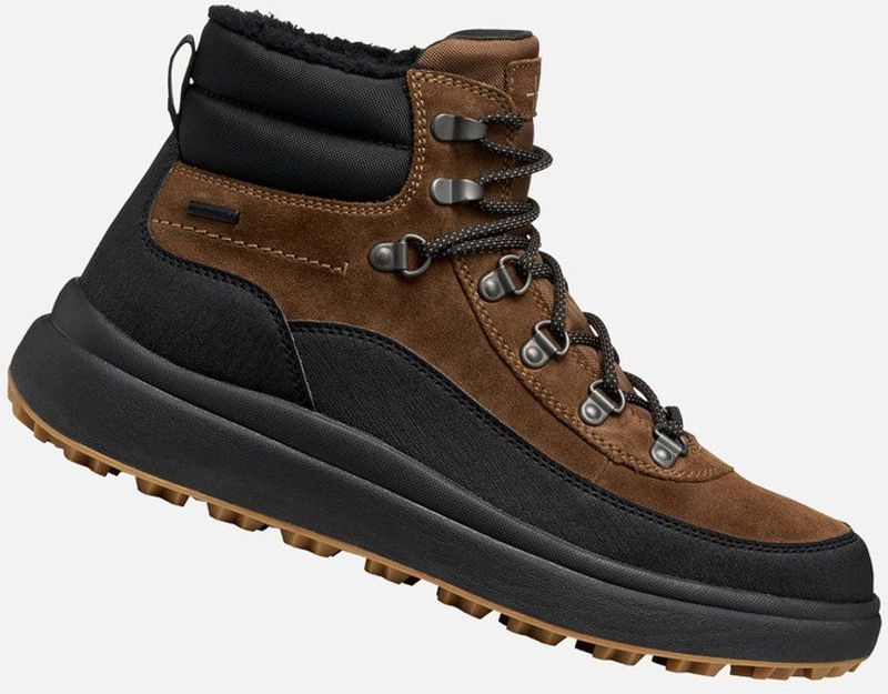 GEOX - Granito + Grip ABX - Enkellaarsjes - Bruin/Zwart