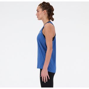 New Balance Tank Dames Sporttop - Blauw AGATE - Maat M