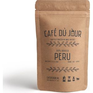 Café du Jour 100% arabica Peru 500 gram vers gebrande koffiebonen