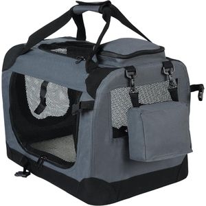 EUGAD Opvouwbaar Hondentransportbox, hondenbox, transportbench, kattenbox, 102x69x69cm, max. belastbaarheid 36kg
