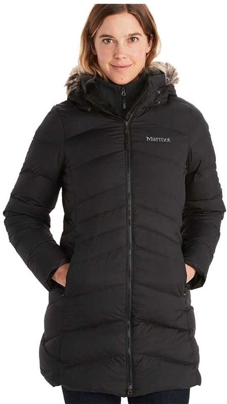 Marmot - Wm's Montreal Coat - Donsjas - Zwart - 700s Fill-Power - Waterafstotend - Winddicht