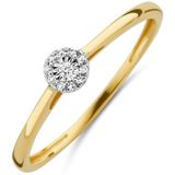 Blush Ring 1646BDI/54 14k Geelgoud 0,04crt G SI Briljant geslepen Diamant Maat 54