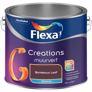 Flexa - Creations Muurverf Zijdemat - Bordeaux Leaf - Mengverf - 2,5 Liter