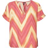Vero Moda - Vmjosie Kua Ss Top Wvn Ga - T-shirt - Cayenne