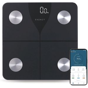 Slimme Digitale Weegschaal - Bluetooth mogelijkheden, Capaciteit tot 180 kg - Meting van Lichaamsvet en Gezondheidsanalyse