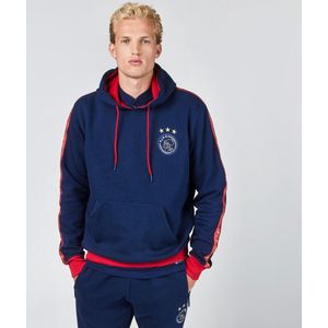 Ajax-hooded sweater navy/bordeaux senior