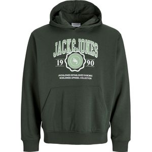 JACK&JONES - JJMAKO SWEAT HOOD PLS - Hoodie - Heren - Lange Mouwen - Kangoeroezak