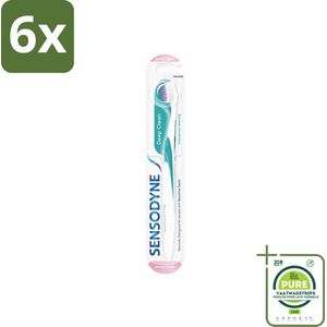 Sensodyne - Tandenborstel - Deep Clean Extra Soft - Extra Zachte Borstel - 1 tandenborstel - Voordeelverpakking - 6 stuks - Tandborstel - Gevoelige tanden