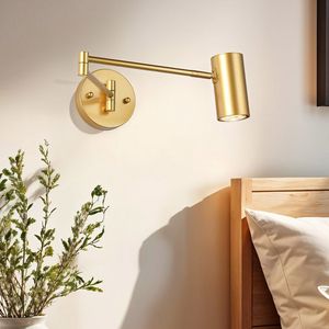 Gouden wandlamp Revah