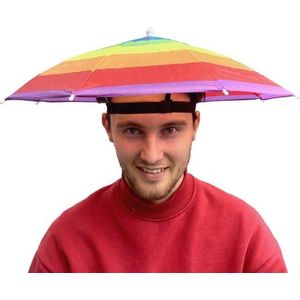 Hoofdparaplu regenboog - Regenboog - gay pride - festival